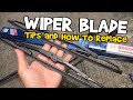 Paano Magpalit ng Wiper Blade | How To Replace WIPER BLADE TIPS | HACKS | INFO -  TOYOTA VIOS