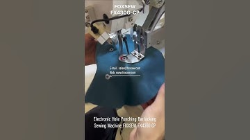 Automatic Hole Punching Bar Tacking Sewing Machine