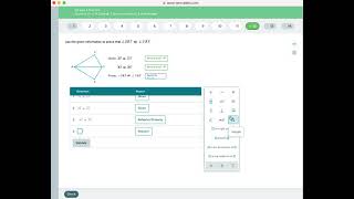 Doing a proof question in ALEKS (Geometry) (no sound) math