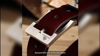 2025New Men's  Leather Belts Luxury Strap Male Belts For Fashion Classice Vintage Pin Buckle Men Bel