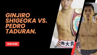 Ginjiro Shigeoka Vs. Pedro Taduran. IBF Minimumweight title. What You Need To Know.