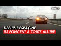 Police  ils foncent  toute allure depuis lespagne