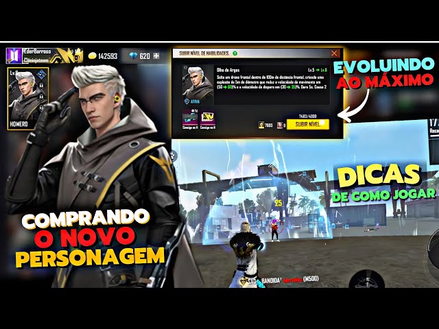 Free Fire traz novo personagem Homero em acesso antecipado