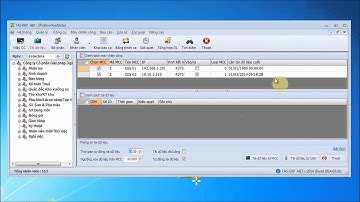 Tải dữ liệu từ máy chấm công trong phần mềm TAS ERP 2014