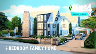 Growing Together Large Family Home | The Sims 4 Speed Build | No CC