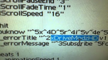 How To Edit A CFG Mod Menu