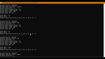 Program C++ Menghitung IPK
