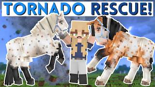 TORNADO Horse Rescue!🌪️🐎 | Minecraft SWEM RRP screenshot 2