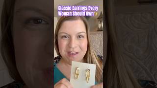 Classic Earrings Every Woman Needs 😍✨ Ana Luisa Ash Double Hoop