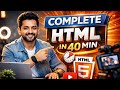 HTML in 40 Minutes ⏱️ | Beginner Friendly 💻 | Start Web Development #codewithraaz