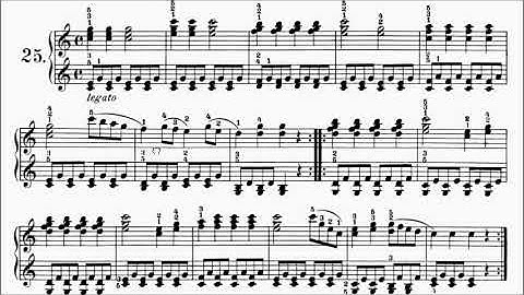 Con Brio Exam (CBE) Preliminary Czerny Op.599 No.25 Sheet Music