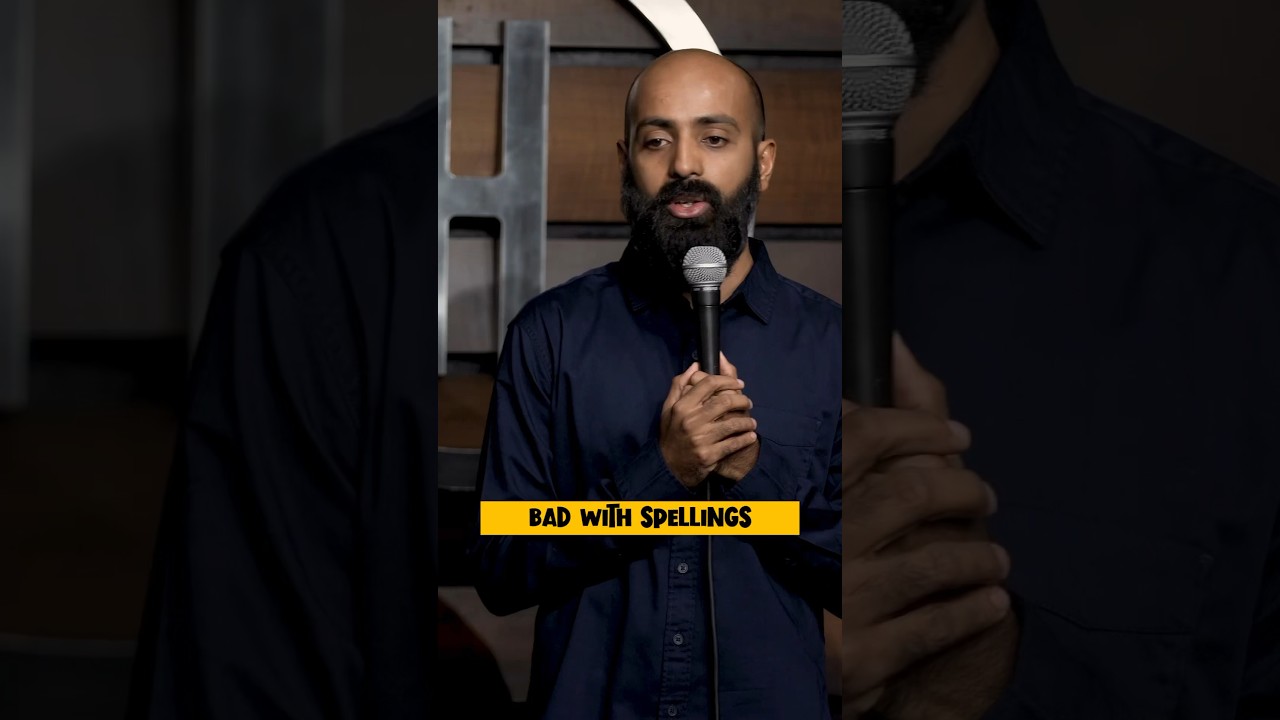 Bad with spellings || Standup comedy By Kritarth Srinivasan