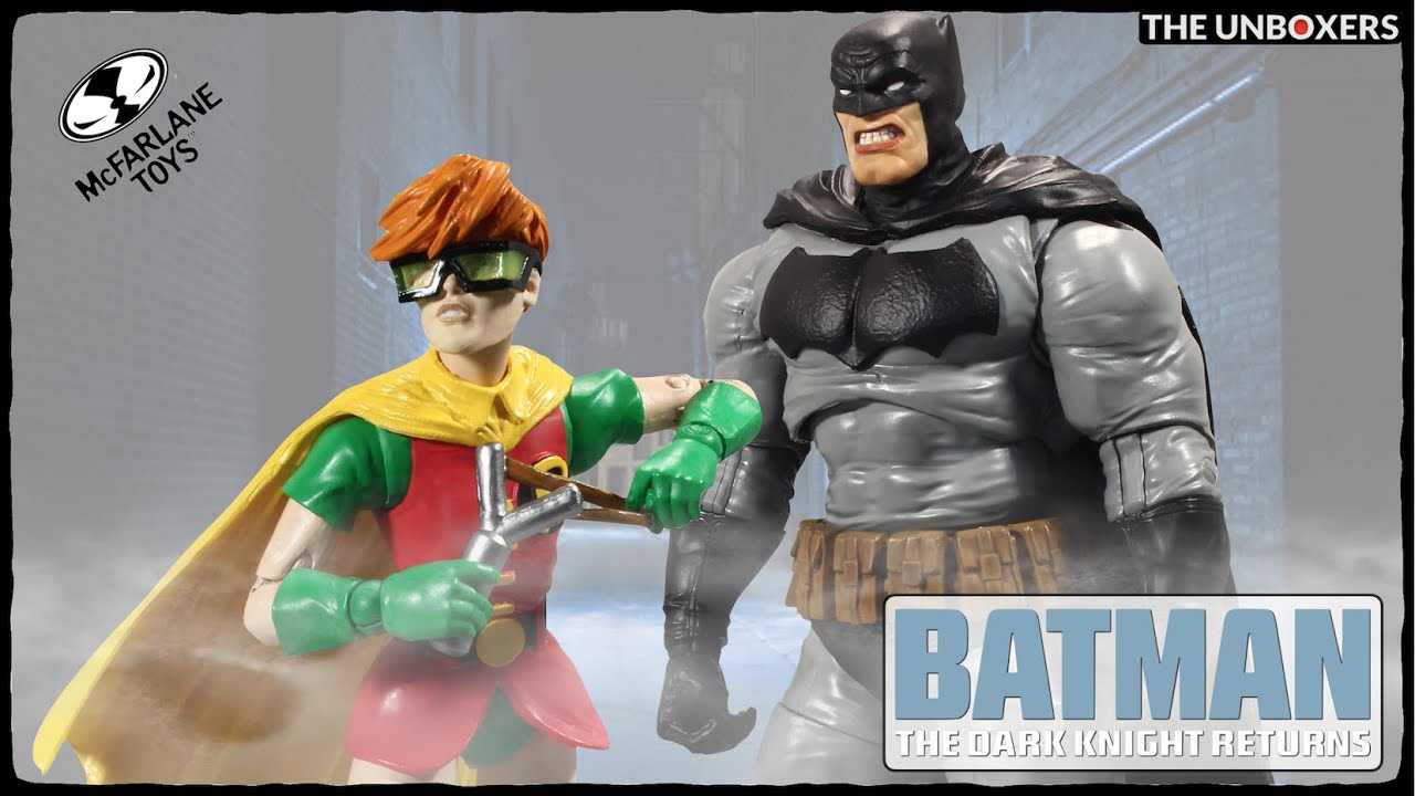 Batman & Robin The Dark Knight Returns Figures by McFarlane Toys - YouTube