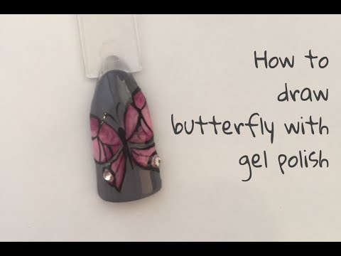 Video: Hvordan lage Butterfly Wing Nail Art (med bilder)