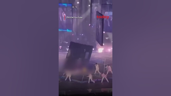 Giant screen falls on boy band Mirror dancers at Hong Kong concert
