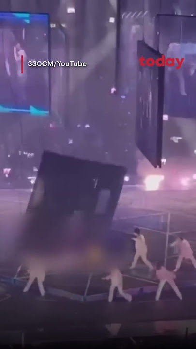 Giant screen falls on boy band Mirror dancers at Hong Kong concert