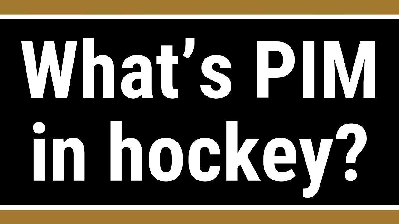 What’s PIM in hockey? YouTube