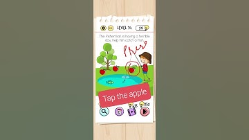 Level 74. The fisherman is having a terrible day, help him catch a fish.