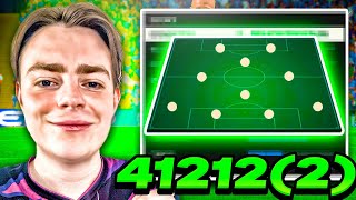 41212(2) changed EVERYTHING ?? Best EAFC 24 Custom Tactics & Formation✅