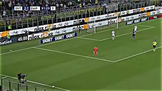 الدقائق الأخيرة من مبارة إنتر ميلان VS امبولي في دوري ابطال اوروبا بتعليق حفيظ دراجي ناااار