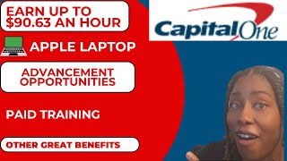 Work from Home: Score Big with Capital One and Other Remote Opportunities at $90.63 Hour!