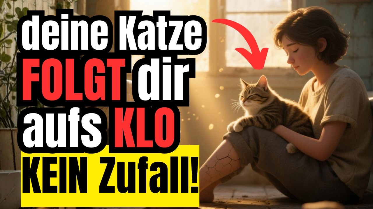 Wenn deine Katze dir aufs Klo folgt, hat das eine echte Bedeutung!