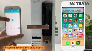 MVTEAM APP Bluetooth Door Lock Share eKey With Your Family screenshot 5