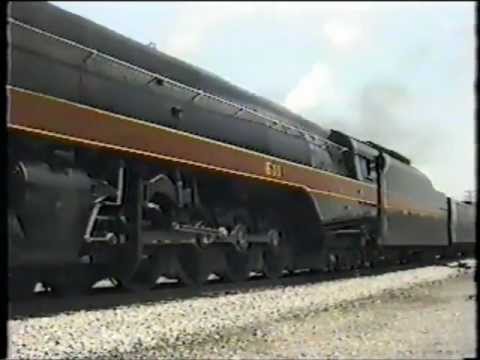 N&W 611 steam engine last excursion Portsmouth Ohi...