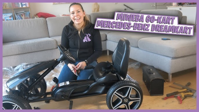 Mercedes Go Kart Licensed Kids Ride On Manual Pedal Go Kart — RiiRoo