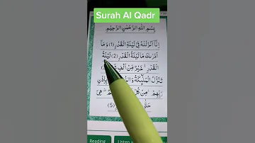 Surah Al Qadr 