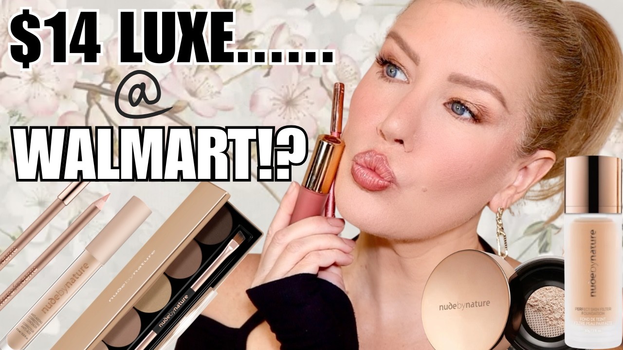 Nude by Nature at Walmart?! Clean Makeup Under $14 That Feels High-End 😳