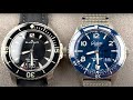 Glashutte Original SeaQ vs Blancpain Fifty Fathoms: Luxury Dive Watch Comparison Test