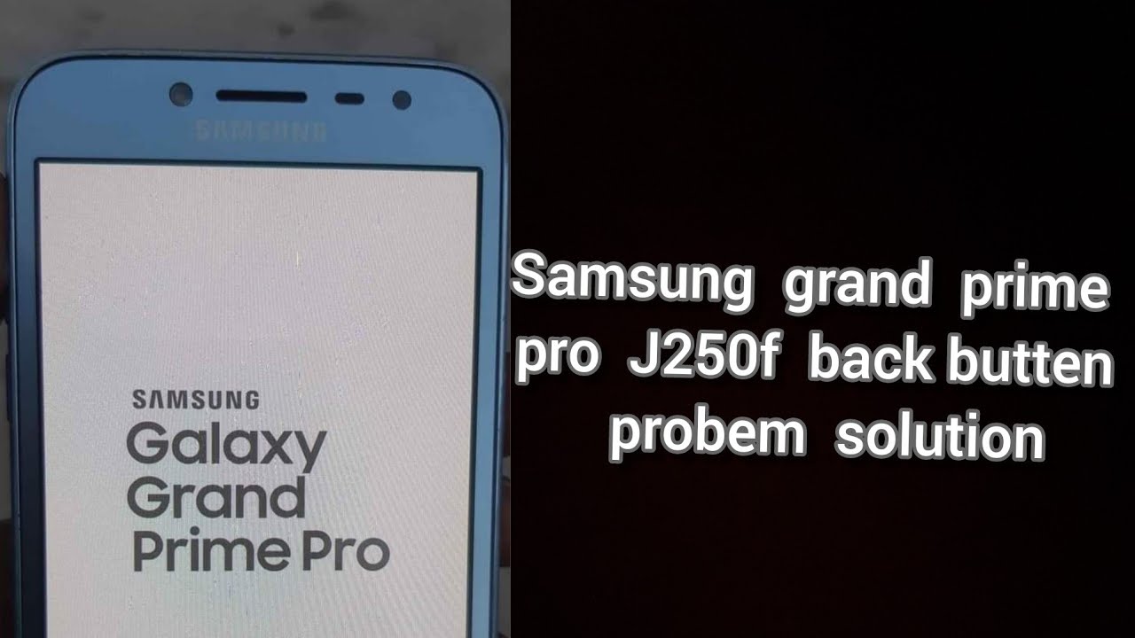 Samsung J250f back butten not working