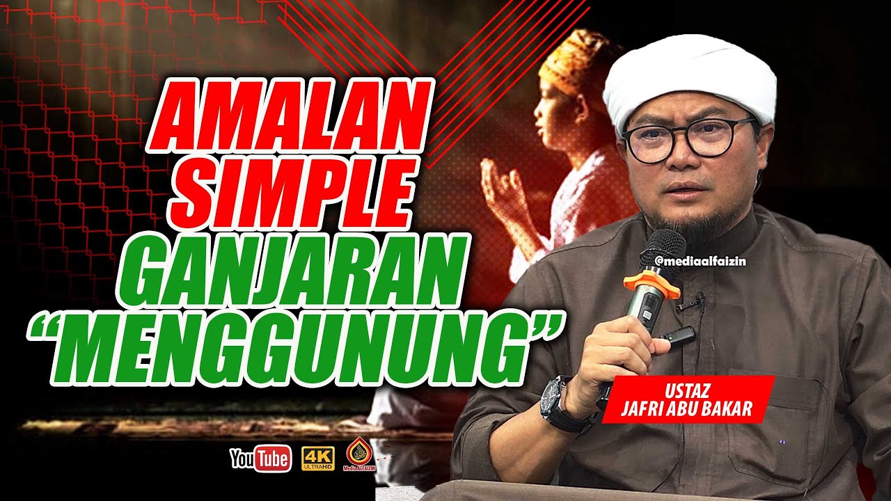 Jangan pandang Remeh Amalan Simple - Ustaz Jafri Abu Bakar