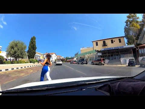 4K Video drive from Polis to Argaka - Cyprus, in 4K.