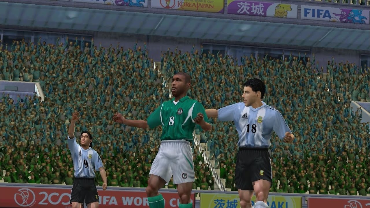 1. [PC] FIFA World Cup 2002 | Argentina 5 - 1 Nigeria | World Class Difficulty (First match)