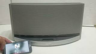 BOSE SOUNDDOCK 10 DIGITAL MUSIC SYSTEM TEST AUX PORT BLUETOOTH WORKS TEST 20211214 141249