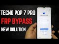 Tecno Spark Go 2023 FRP Bypass | Unlock Tecno Pop 7 Pro FRP Lock Enable ADB Mode New Solution
