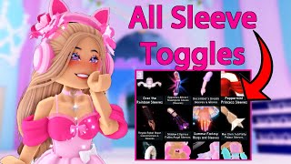 ALL Arms And Sleeve Toggles In Royale High