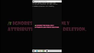 delete temporary files using cmd #shorts