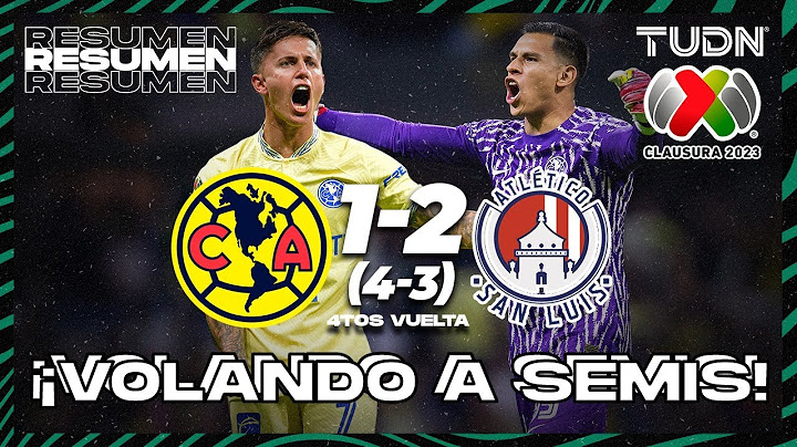 Resumen y goles | América 1-2 Atl San Luis | CL2023 - 4tos | TUDN