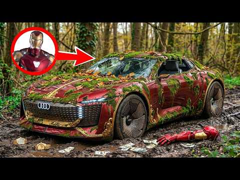 FULLY Restoration IRON MAN’S Abandoned Car | Restoring FORGOTTEN Tony Stark Car For 40 Years