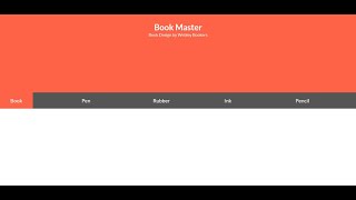 How to create Tab Header using HTML CSS and JavaScript |