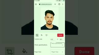 Android Mobile Se Pasport Size Photo Kaise Banaye ||#photo #Pasport photo#tech#tranding #technology screenshot 4