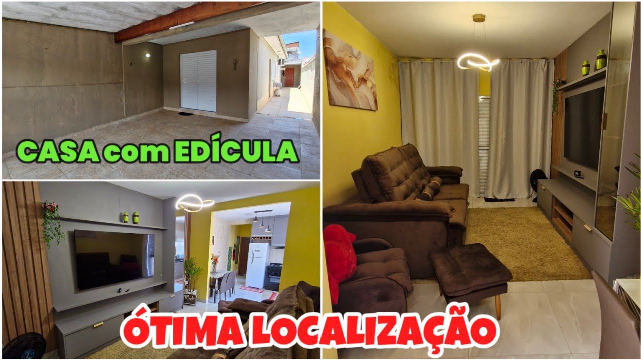 CASA COM EDÍCULA ÓTIMA LOCALIZAÇÃO EM MONGAGUÁ 
