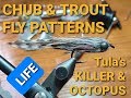 Chub & Trout fly patterns.Тульский киллер и тульский кальмарчик. Simple flytying. Life