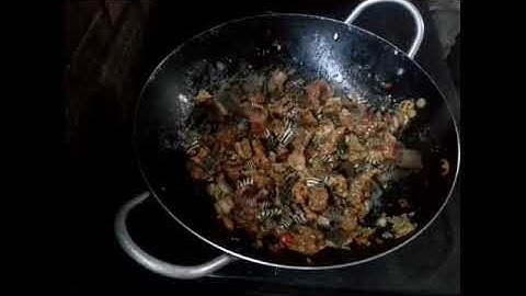 rắn xào xả ớt rất ngon tuyệt vời anh thái vlog