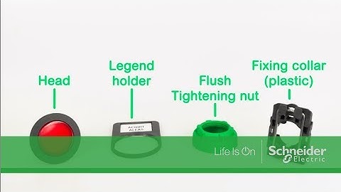 How to mount legend holder for Harmony Flush pushbutton