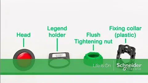 How to mount legend holder for Harmony Flush pushbutton