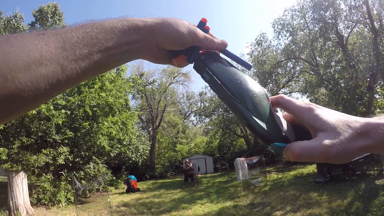 Rob Lehr TEARING UP Thunderdome OKLAHOMA - NERF WAR